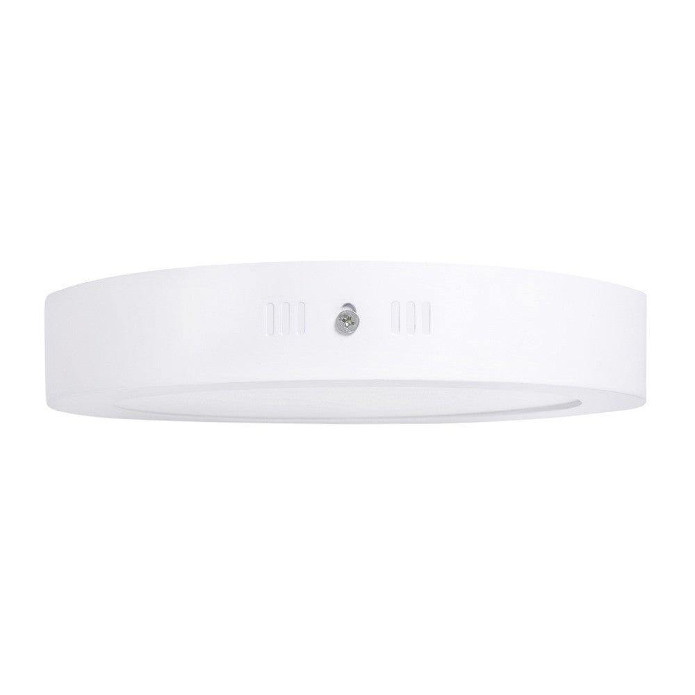 Downlight fabricado en aluminio color blanco, luz regulable para interiores