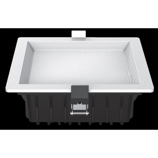 Downlight LED Intego cuadrado blanco 26W 1490lm de Fabrilamp