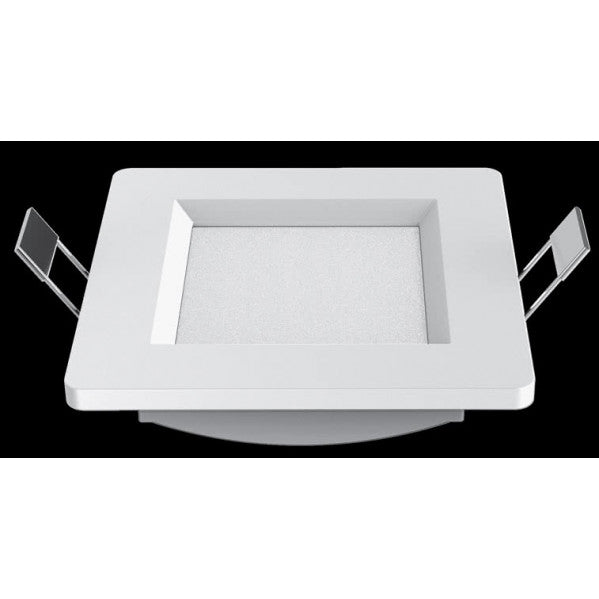 Downlight LED Intego cuadrado 8W 330lm blanco 4000k Fabrilamp