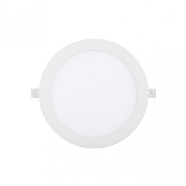 Downlight Obsidiana 18w 3000k Blanco Redondo, detalle del diseño. Fabrilamp, calidad y estilo.