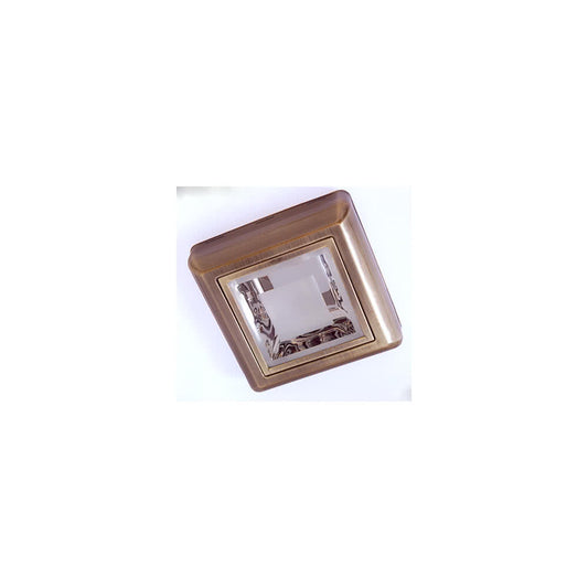 Downlight cuadrado cuero Fabrilamp / Abrila 91.866-CUERO para iluminación interior