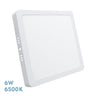 Downlight LED Selenita Fabrilamp / Abrila cuadrado blanco, ref. 199280601