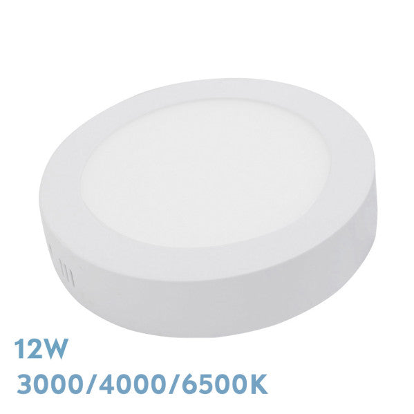 Downlight Superficie Diorita 12W Blanco - Vista frontal