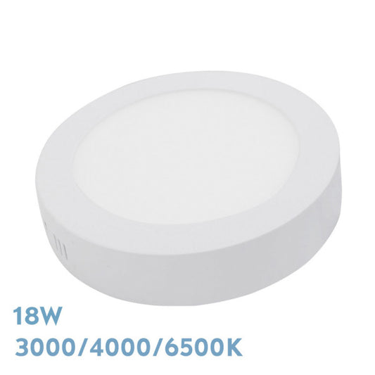 Downlight Superficie Diorita 18W Blanco - Vista frontal