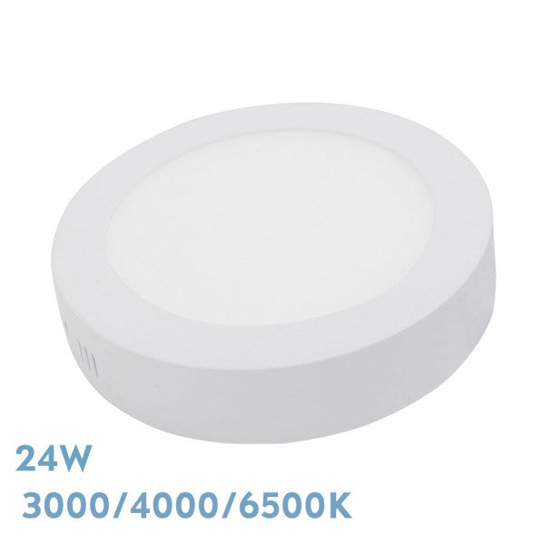 Downlight Superficie Diorita 24W Blanco - Vista frontal