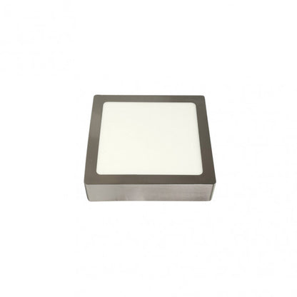 Downlight de Superficie LED Toba 12W 4000K Cuadrado Fabrilamp - Níquel | Fabrilamp / Abrila · Ref. 147191203