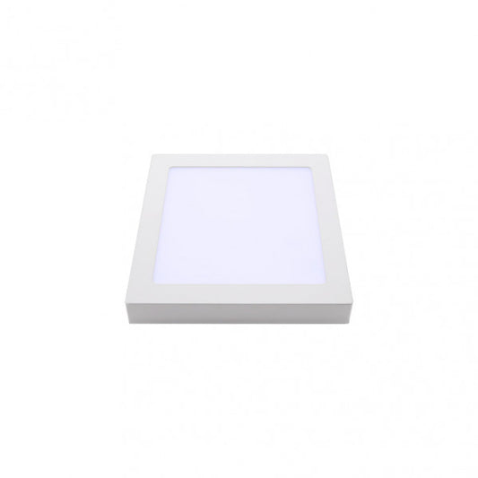 Downlight cuadrado de superficie TOBA 12W 6500K blanco Fabrilamp