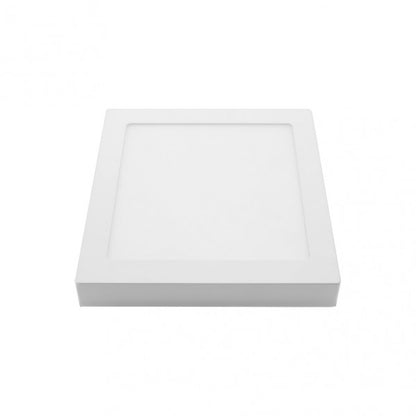 Downlight cuadrado superficie TOBA 18W 4000K blanco, detalle.