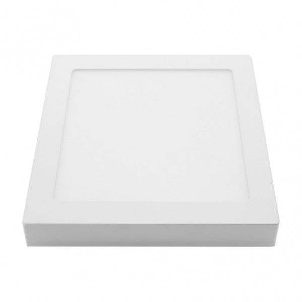 Downlight cuadrado superficie Toba 24W 4000K blanco Fabrilamp, detalle.