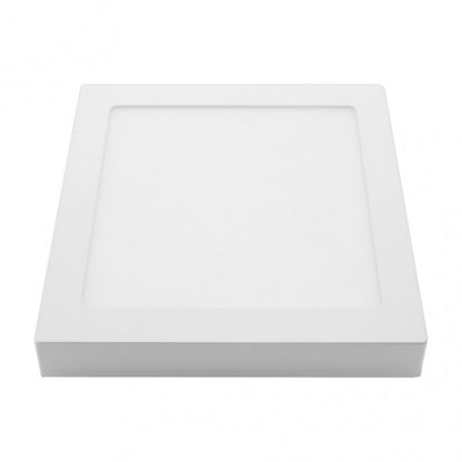 Downlight cuadrado superficie Toba 24W 4000K blanco Fabrilamp, detalle.