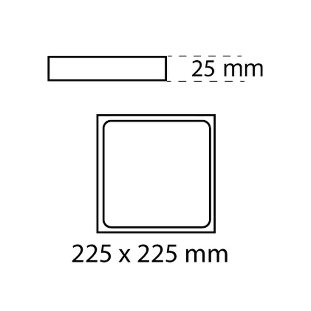 Downlight Kaju fabricado en aluminio color blanco, ideal para cocina
