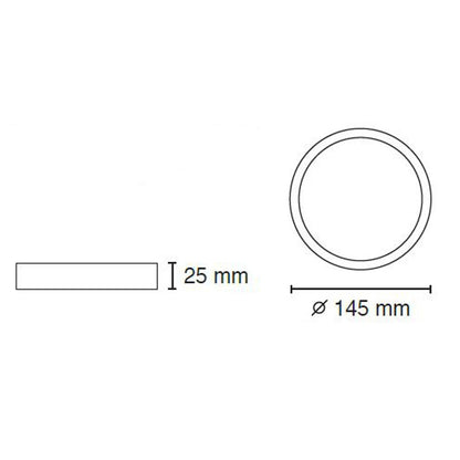Downlight Kaju fabricado en aluminio y PC, color gris, ideal para cocinas