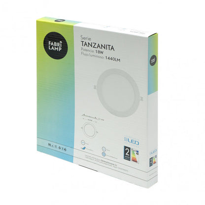 Downlight Tanzanita 18W 4000K Blanco - Empaquetado