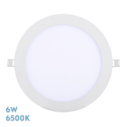 Downlight Empotrable LED Tanzanita 6W Blanco Frío Fabrilamp - vista principal | Fabrilamp / Abrila