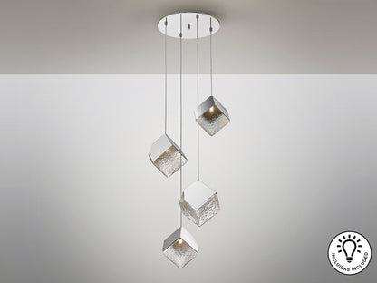 Lámpara Colgante Cromada Priscila - Schuller - Calidad Premium | luzguru.com