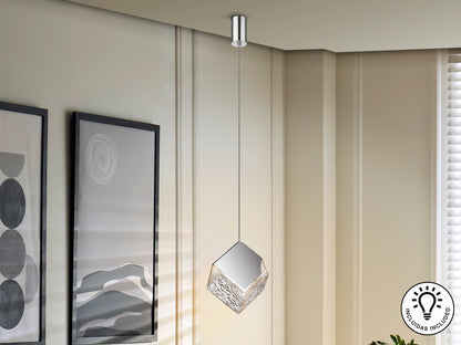 Lámpara de Metal Cromada Priscila - Schuller - luzguru.com