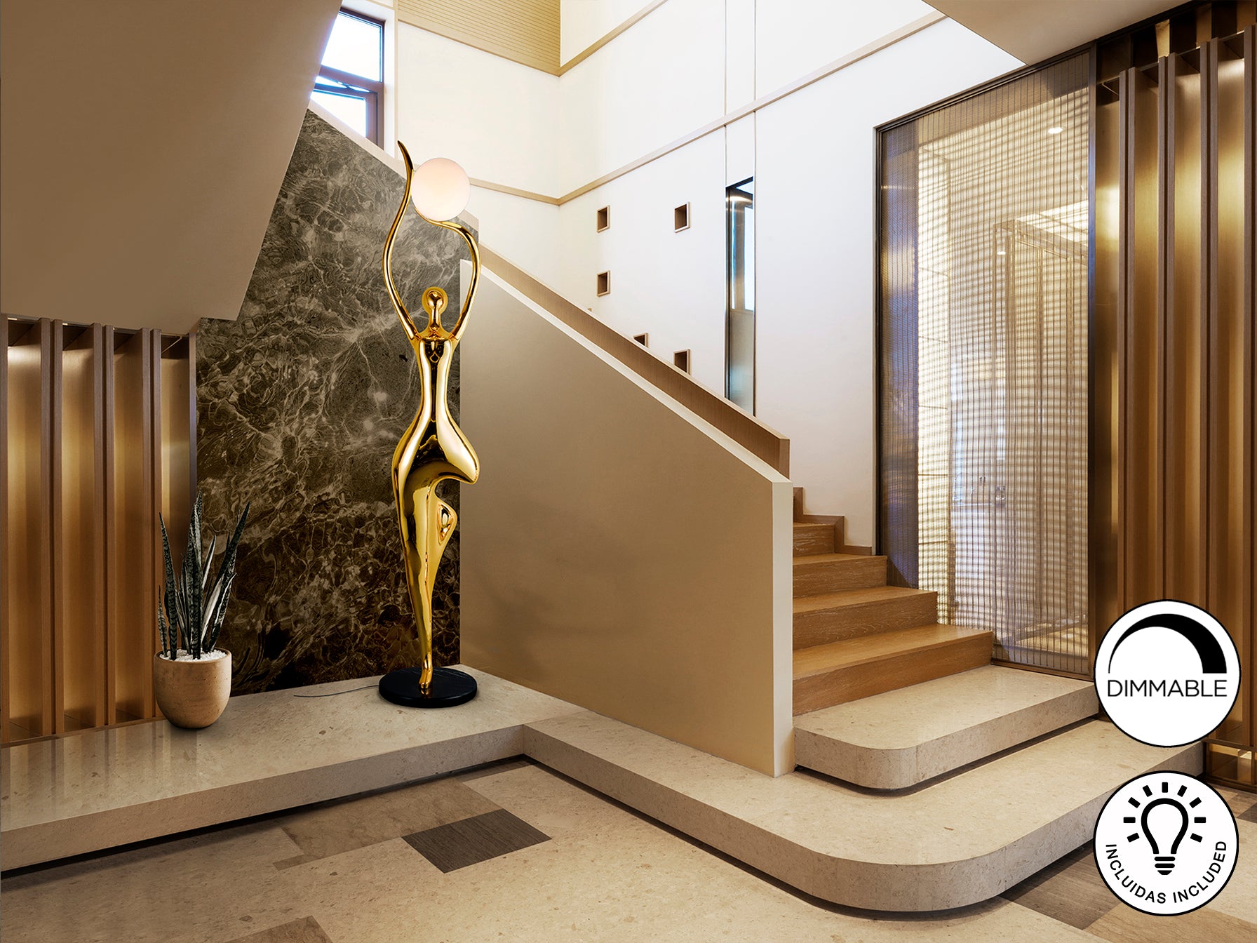 Figura El Árbol Oro - Schuller - Diseño Exclusivo | luzguru.com