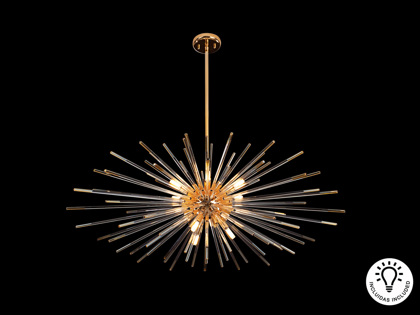 Schuller 381635 - Lámpara Evasión Oro - 9 Luces - luzguru.com