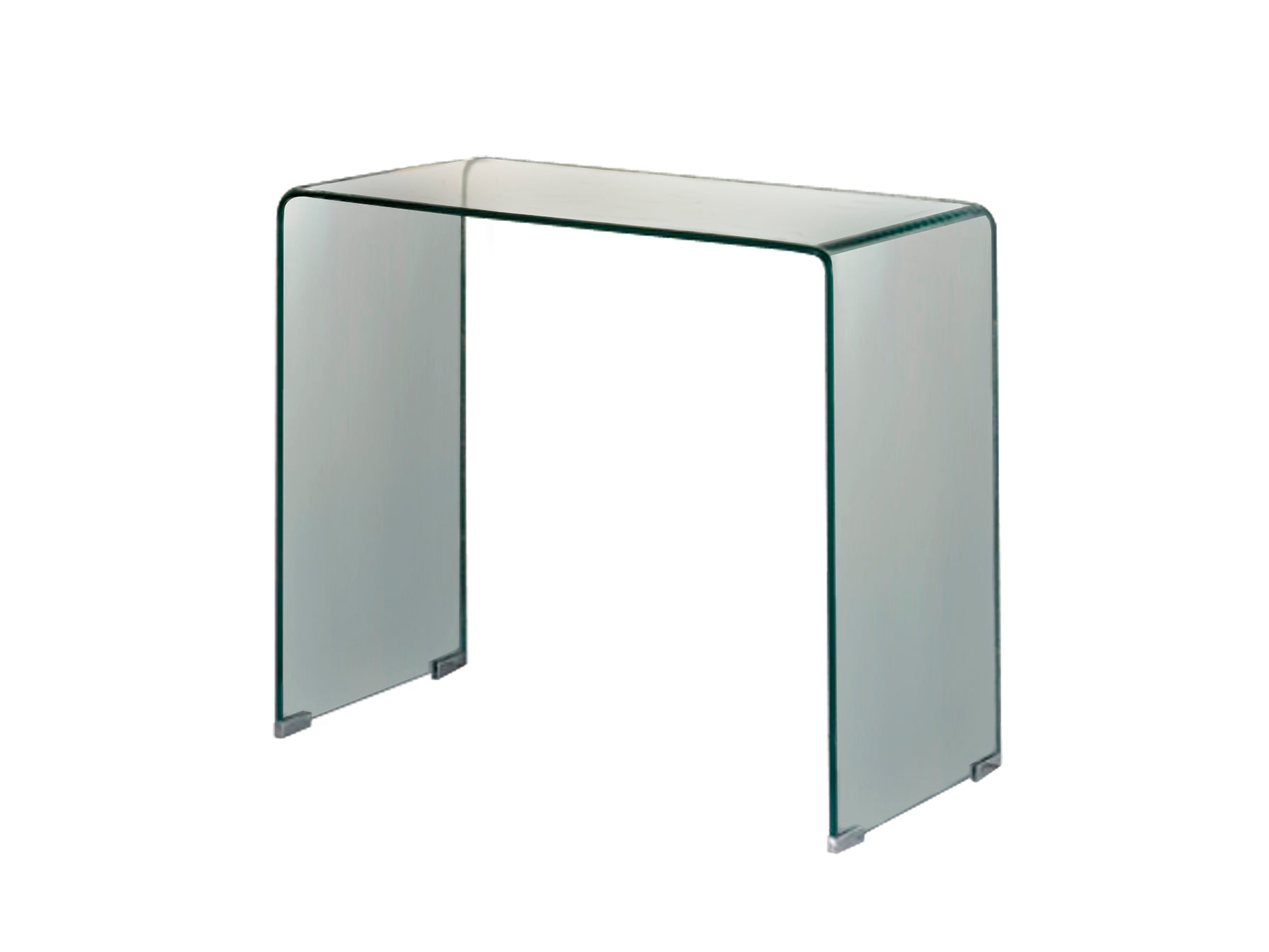 Consola Cristal Transparente Schuller - Diseño Moderno | luzguru.com