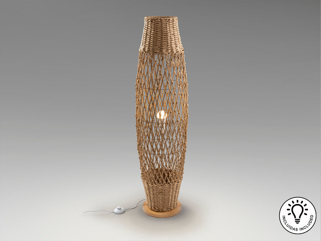 Lámpara de Pie YAIZA Beige - Schuller - Diseño Moderno | luzguru.com