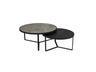 Schuller 719218 - Mesas Auxiliares Naira Gris/Negro - luzguru.com
