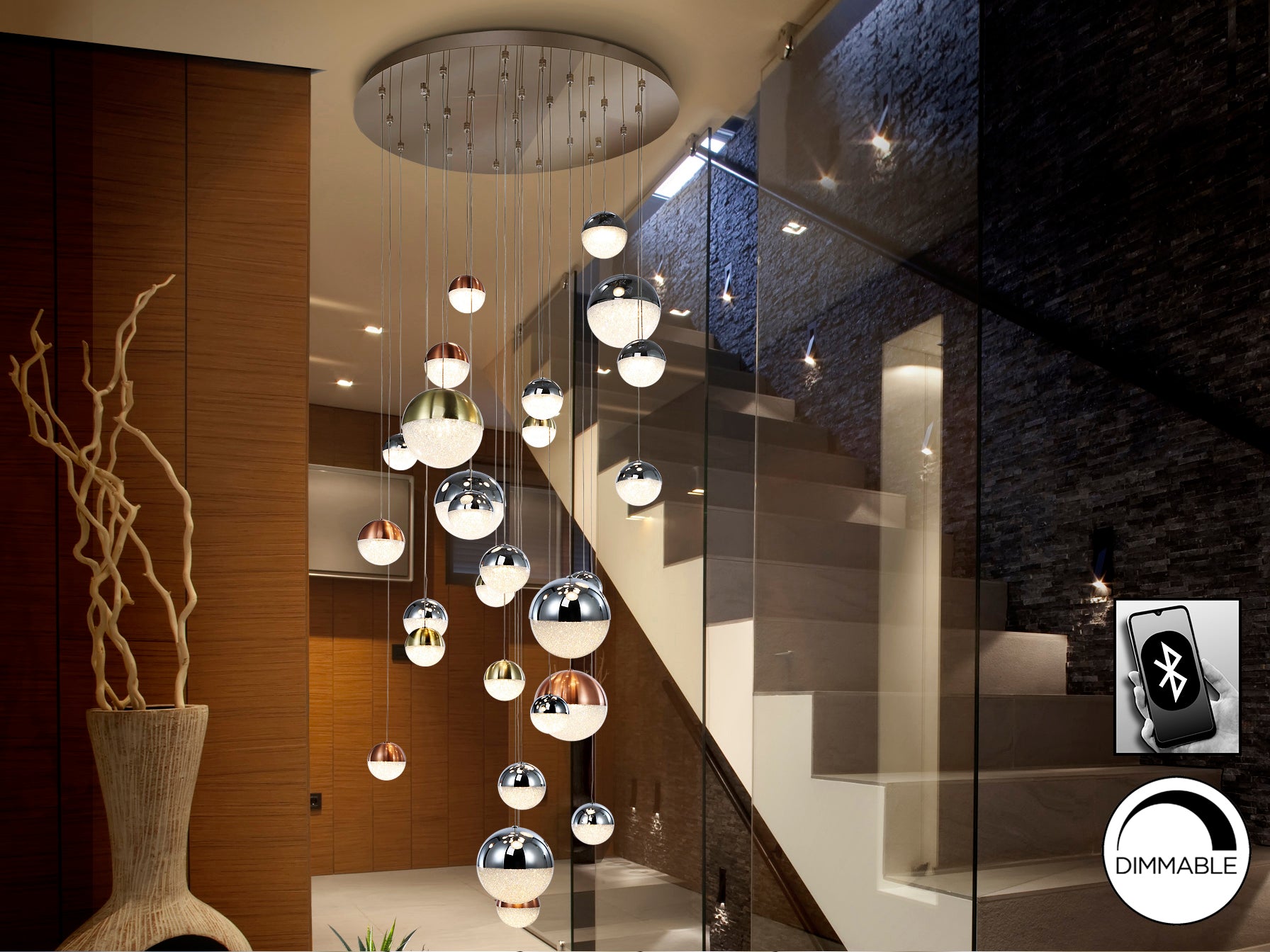 Lámpara LED Schuller Sphere - Diseño Moderno y Lujo | luzguru.com