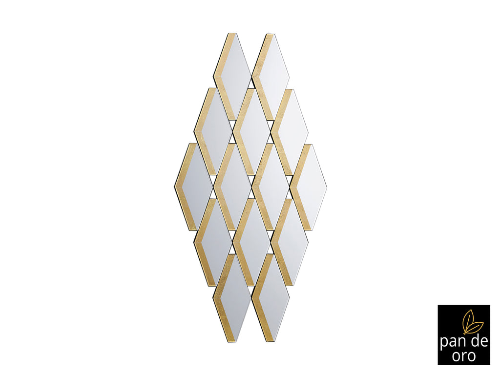 Espejo Romulo Pan de Oro - Schuller - Calidad Premium | luzguru.com