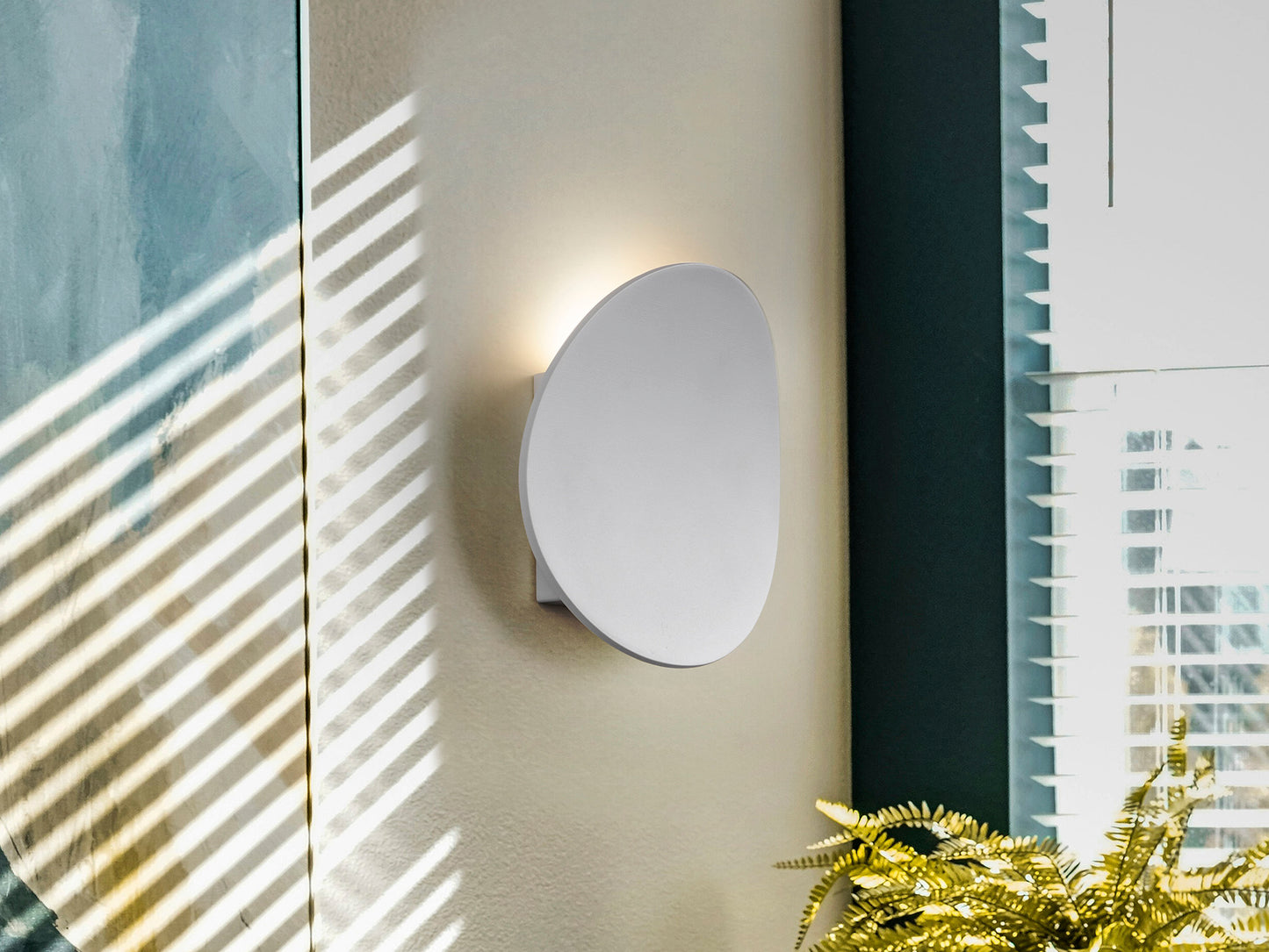 Aplique de Pared Blanco Moderno - Schuller Ona | luzguru.com