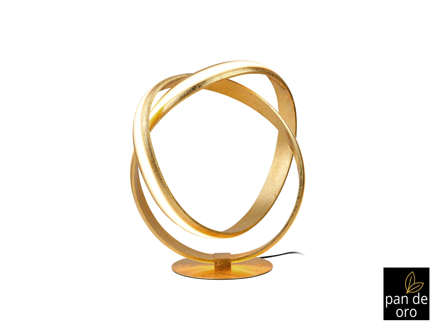 Sobremesa Moderna Pan Oro - Schuller Lazas | luzguru.com