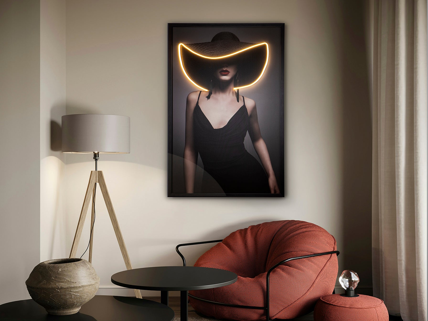 Cuadro Luz LED Pamela - Schuller - Diseño Moderno | luzguru.com