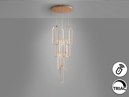 Lámpara de Techo LED Colette Oro Rosa - Schuller | luzguru.com