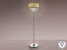 Lámpara de pie Schuller Tiara 605021 - Cromado y Dorado - luzguru.com