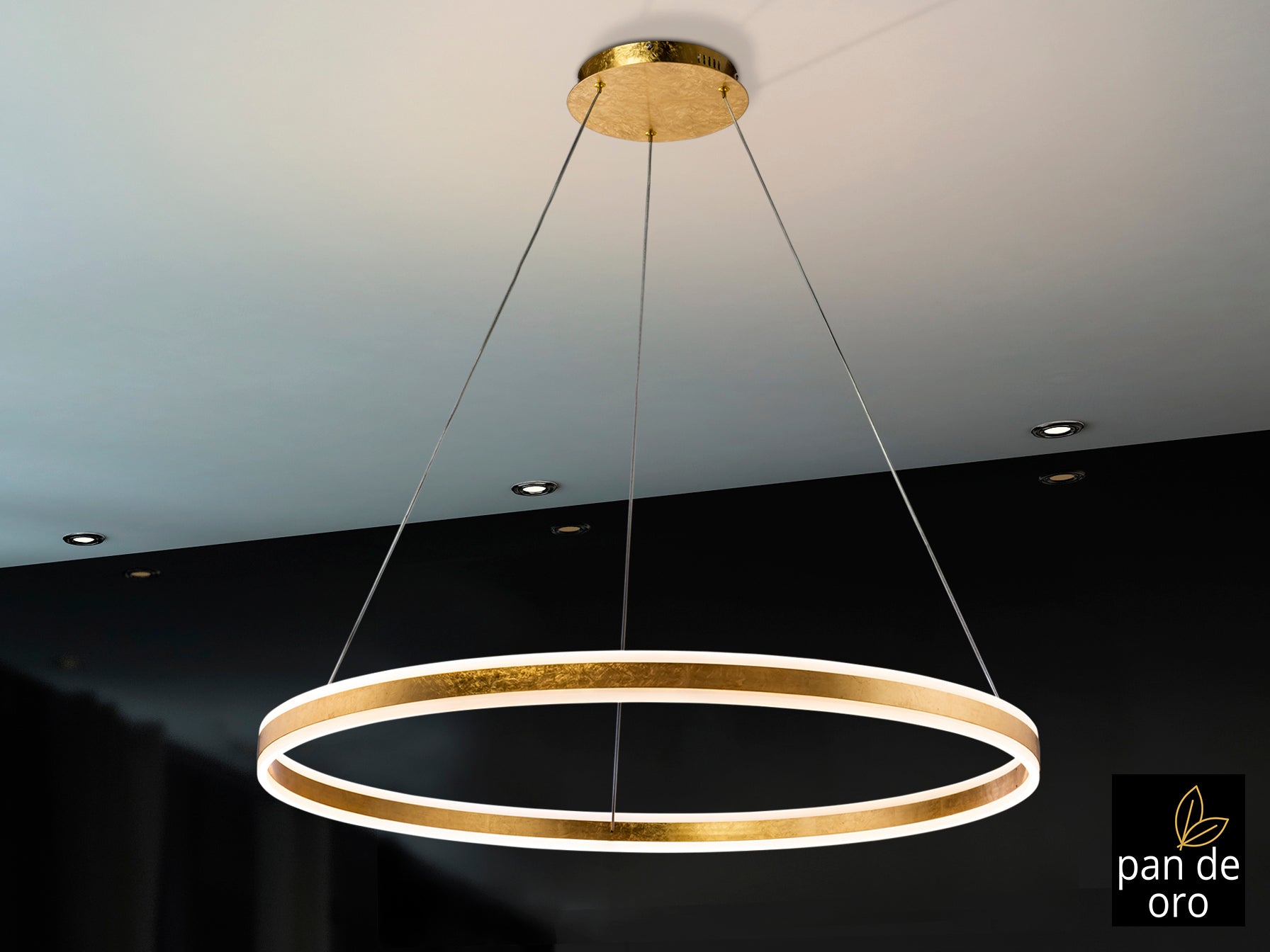 Lámpara LED HELIA Oro - Schuller - Diseño y Calidad | luzguru.com
