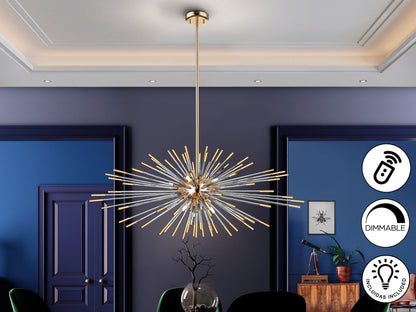 Lámpara de techo Schuller Evasión Oro - Diseño elegante y dimmable | luzguru.com