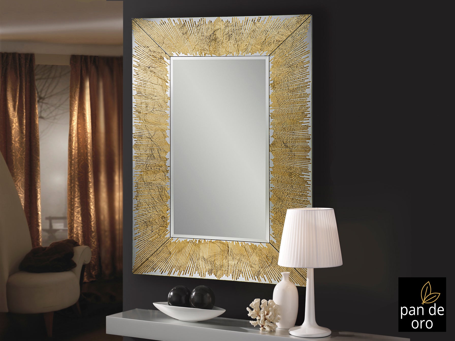 Espejo Moderno Aurora 120x80cm - Schuller | Calidad Premium | luzguru.com
