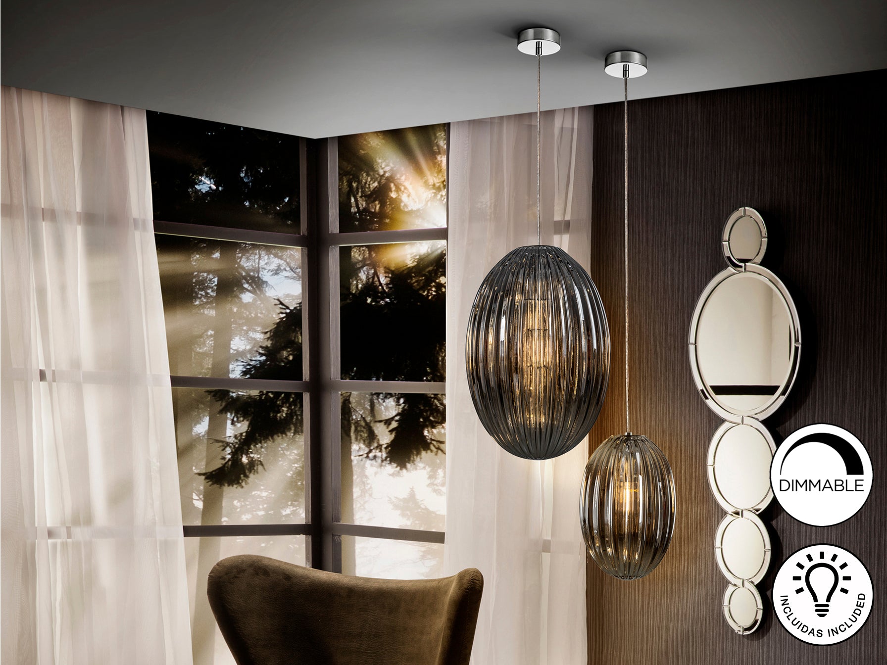 Lámpara Colgante Ovila - Schuller - Diseño Moderno | luzguru.com