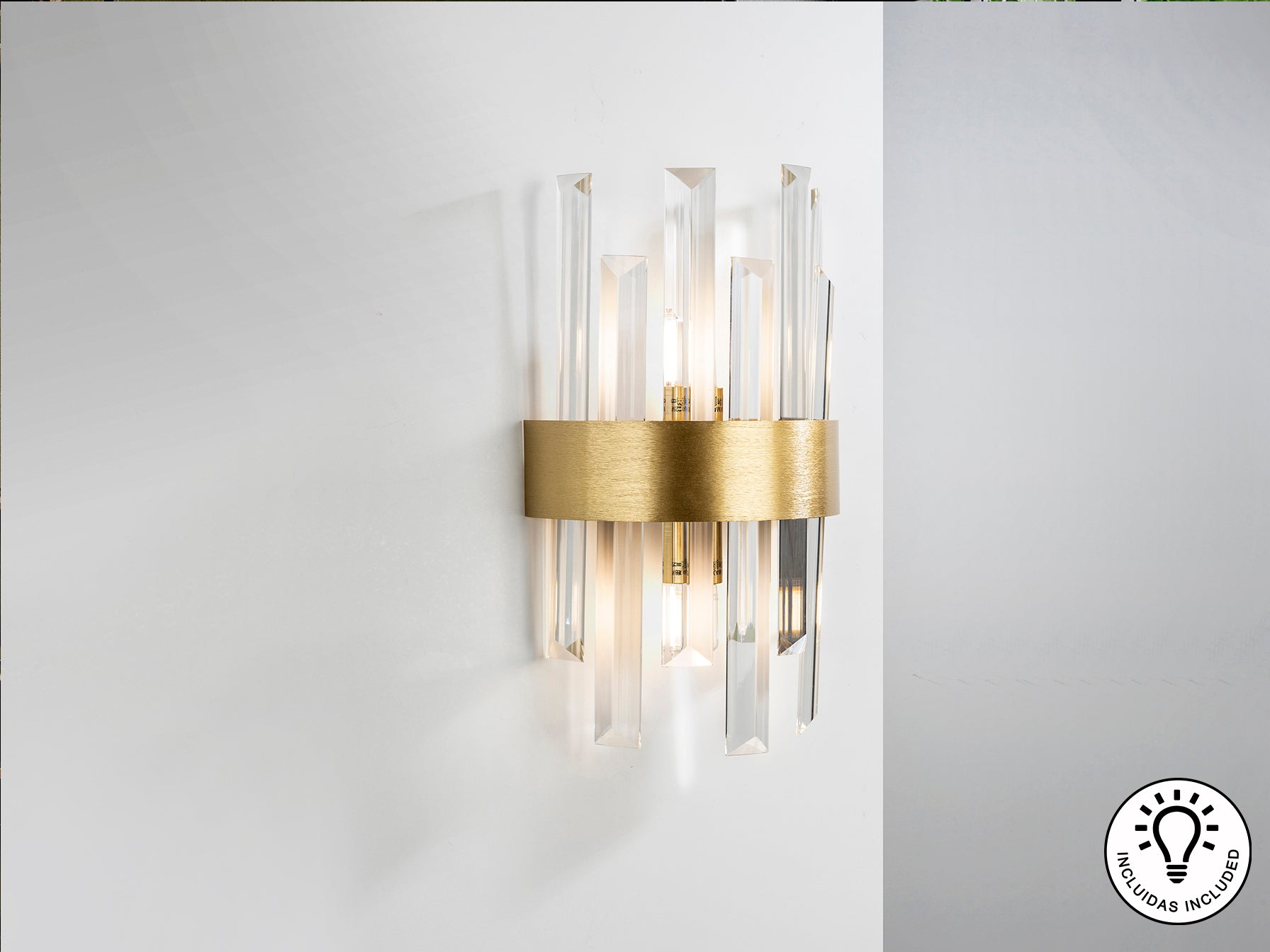 Aplique de Pared GRACE Oro - Schuller - Calidad Premium | luzguru.com