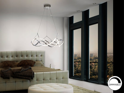 Lámpara LED Moderna Cromo - Schuller Molly | luzguru.com