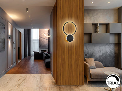 Aplique Negro Moderno Schuller Omnio - Iluminación de Calidad | luzguru.com