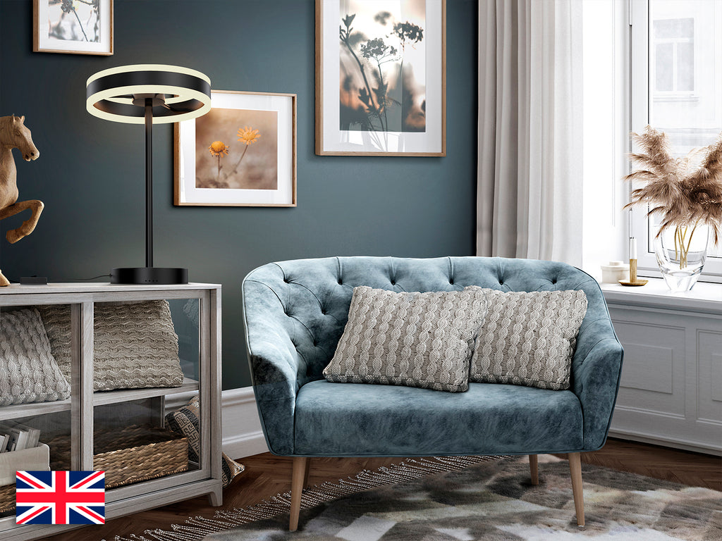 Lámpara Sobremesa Helia Negro Mate - Schuller | luzguru.com