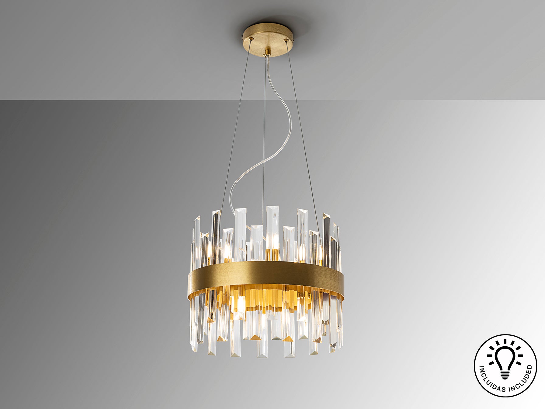 Lámpara de Techo GRACE Oro - Schuller - Iluminación de Lujo | luzguru.com