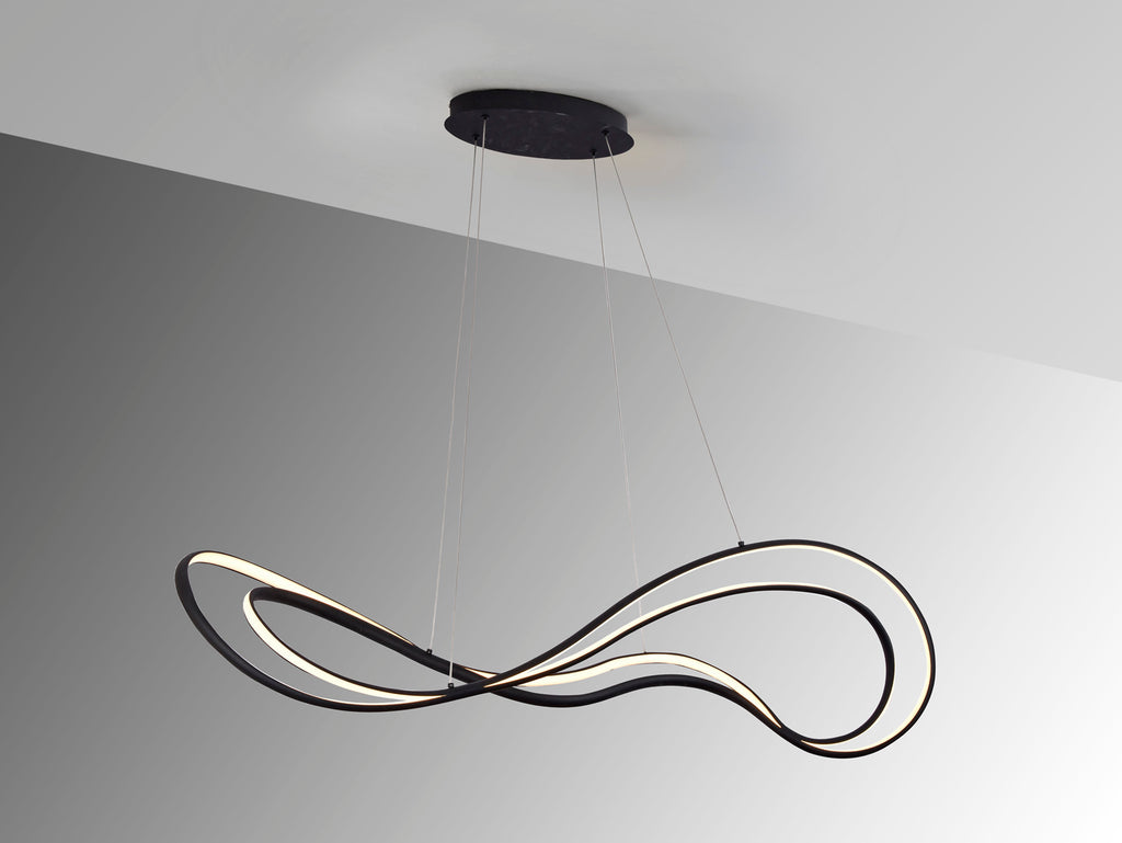 Lámpara Negra Moderna DANZA - Schuller - luzguru.com