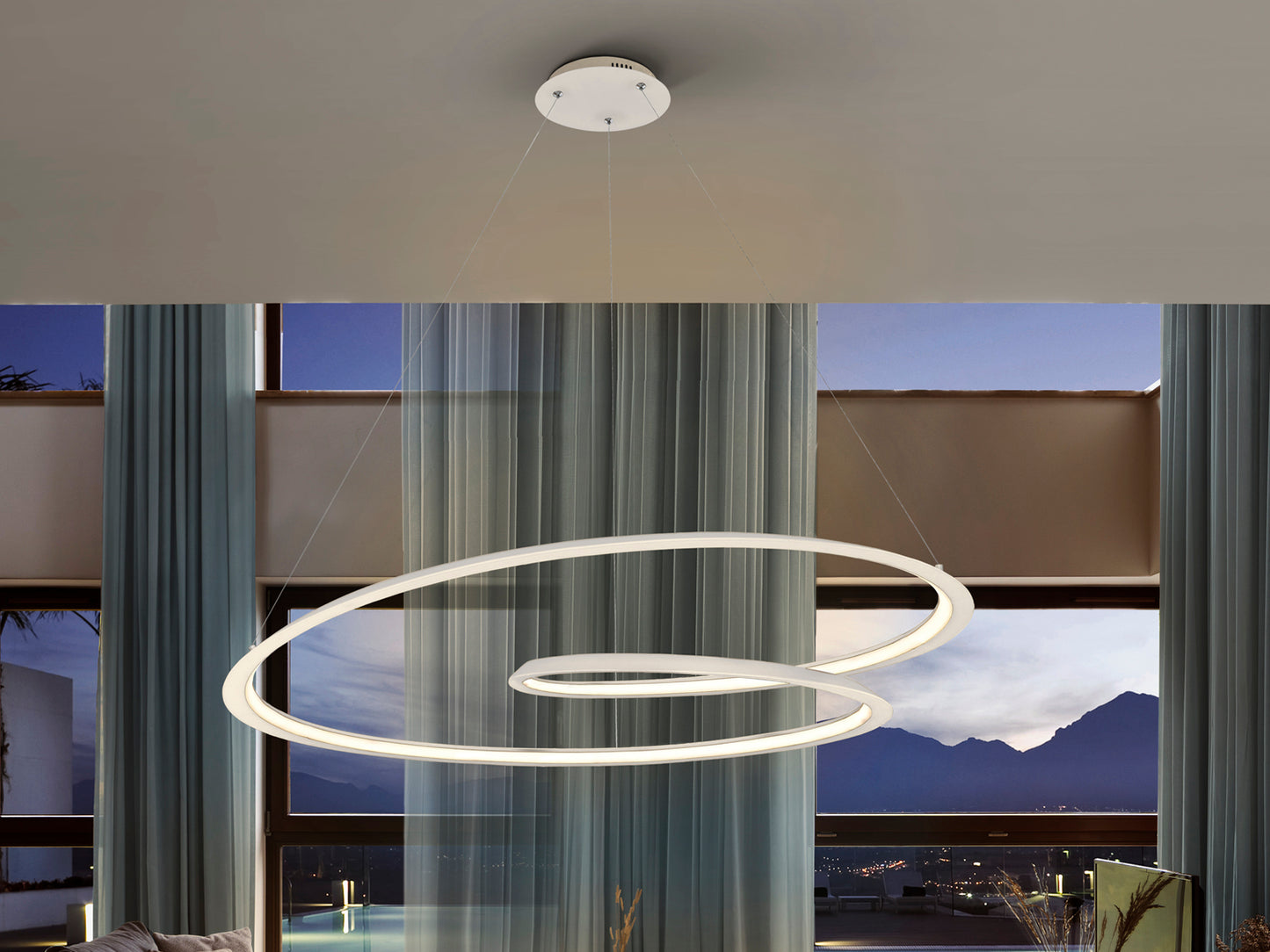 Lámpara Colgante Looping - Schuller - Diseño Moderno | luzguru.com