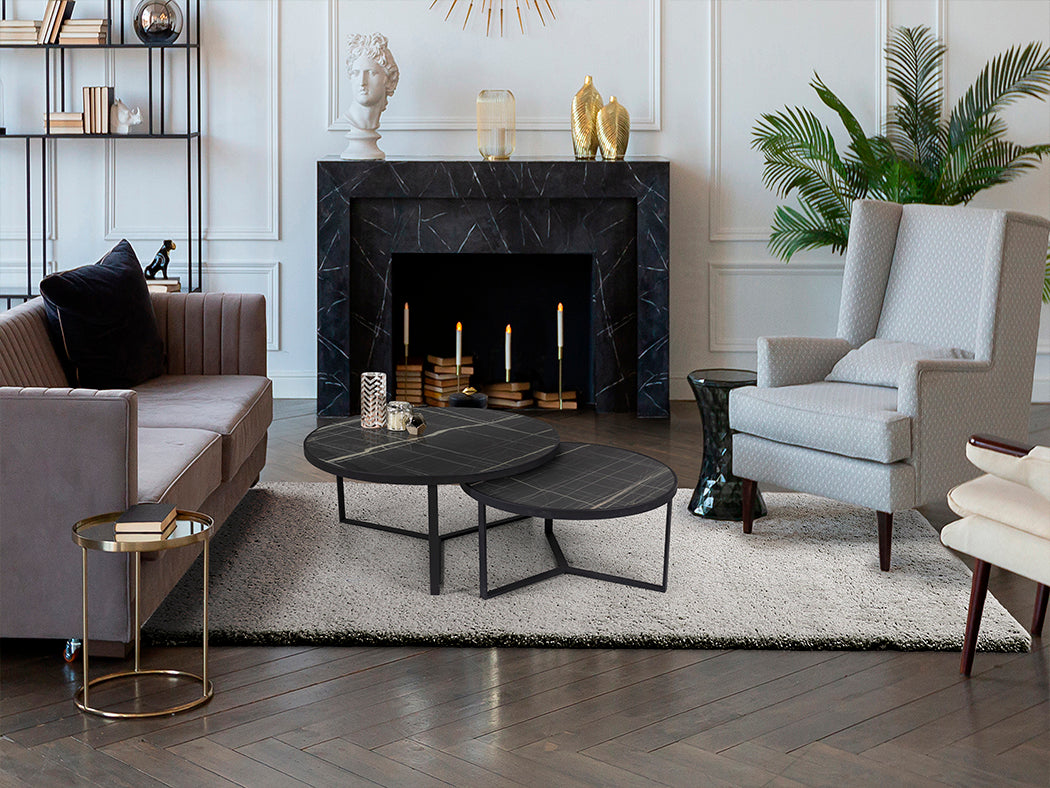 Mesas Auxiliares Naira - Diseño Moderno Schuller | luzguru.com