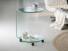 Mesa auxiliar redonda Schuller Glass 552672 - Transparente - luzguru.com