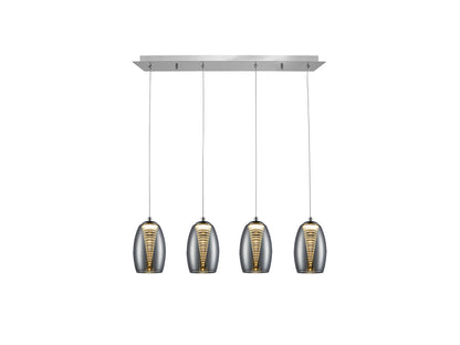 Schuller 584214 - Lámpara Nebula 4L Cromo - luzguru.com