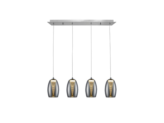 Schuller 584214 - Lámpara Nebula 4L Cromo - luzguru.com