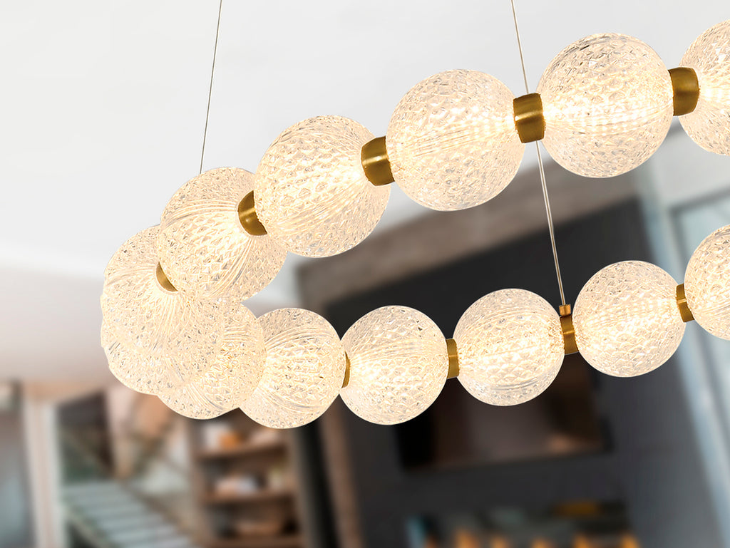 Lámpara Moderna Oro Roxan - Schuller - Calidad Premium | luzguru.com