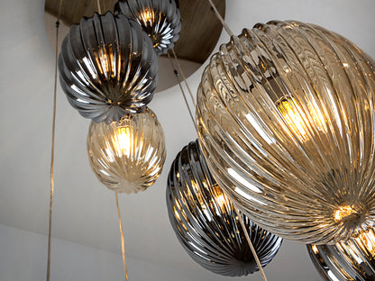 Lámpara Techo Schuller Ovila - Diseño Moderno 9 Luces | luzguru.com