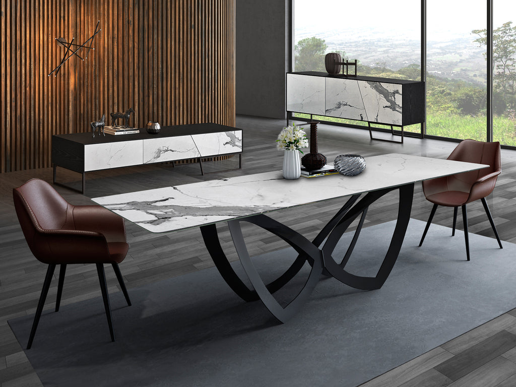 Schuller 603645 - Aparador Kerala - Fresno Negro Marmolizado - luzguru.com